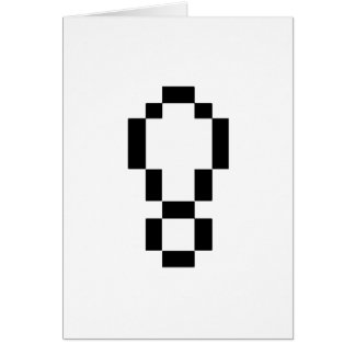 8-Bit Exclamation Point Cards