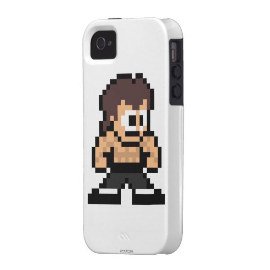 8-Bit Fei Long Case-Mate iPhone Case (Back Left)