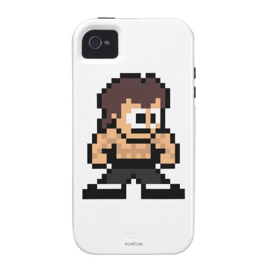 8-Bit Fei Long Case-Mate iPhone Case (Back)