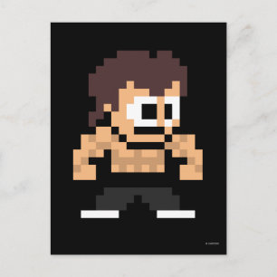 8-Bit Fei Long Postcard