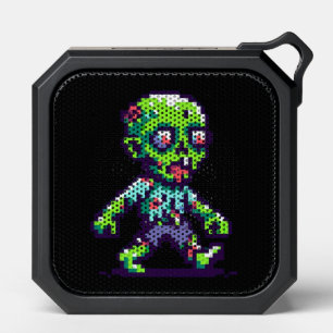8-bit funny zombie Halloween Bluetooth Speaker