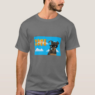 8-Bit Game Over Miniature Pinscher T-Shirt
