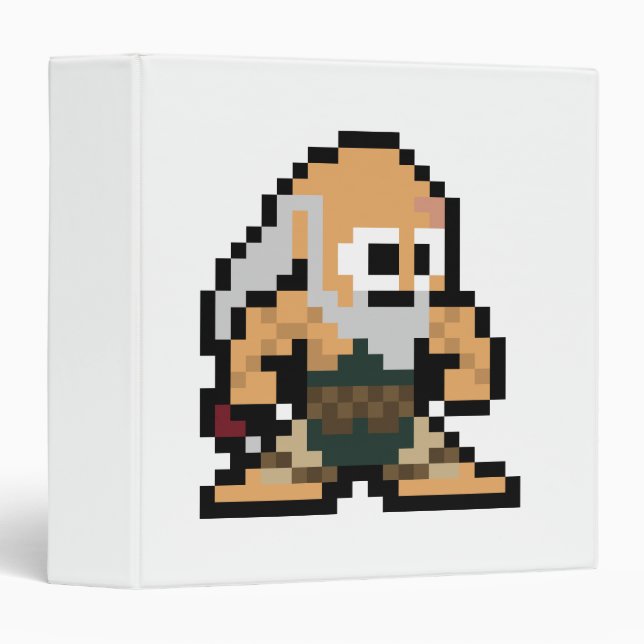 8-Bit Gouken Binder (Front/Spine)