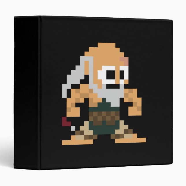8-Bit Gouken Binder (Front/Spine)