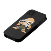 8-Bit Gouken Case-Mate iPhone Case (Bottom)