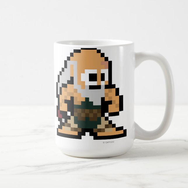 8-Bit Gouken Coffee Mug (Right)