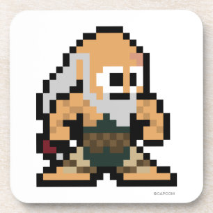 8-Bit Gouken Drink Coaster