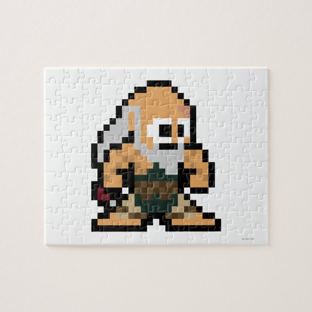 8-Bit Gouken Jigsaw Puzzle (Horizontal)
