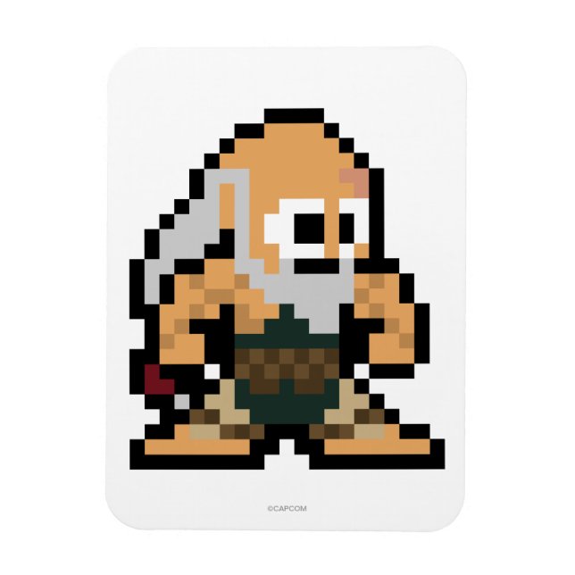 8-Bit Gouken Magnet (Vertical)