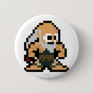 8-Bit Gouken Pinback Button