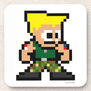 8-Bit Guile Beverage Coaster