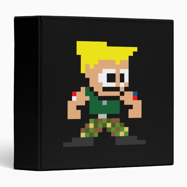 8-Bit Guile Binder (Front/Spine)
