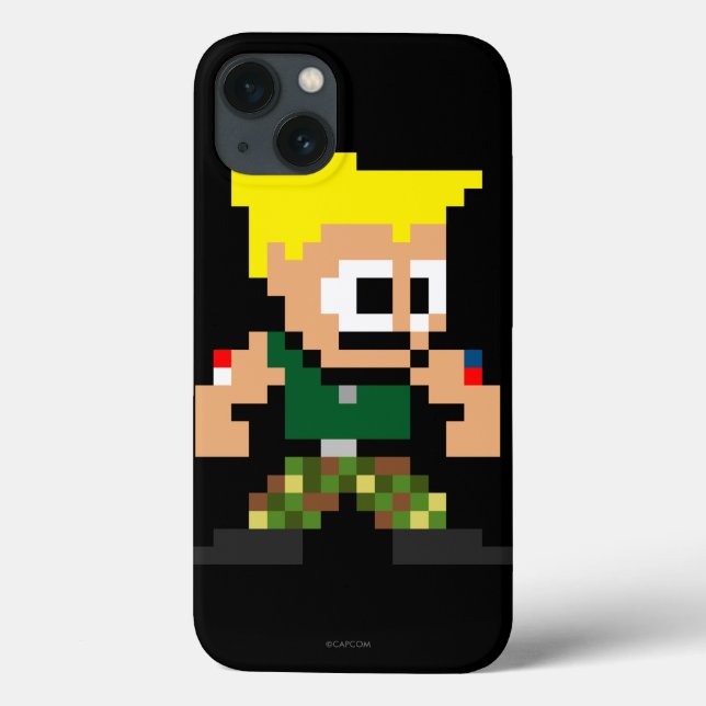 8-Bit Guile Case-Mate iPhone Case (Back)