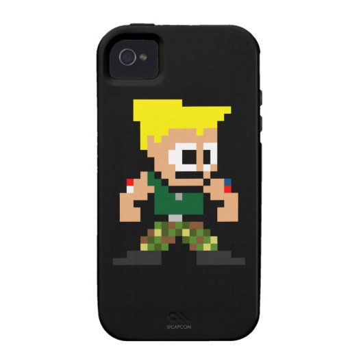 8-Bit Guile Case-Mate iPhone Case (Back)