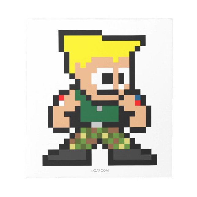 8-Bit Guile Notepad (Front)
