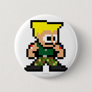 8-Bit Guile Pinback Button