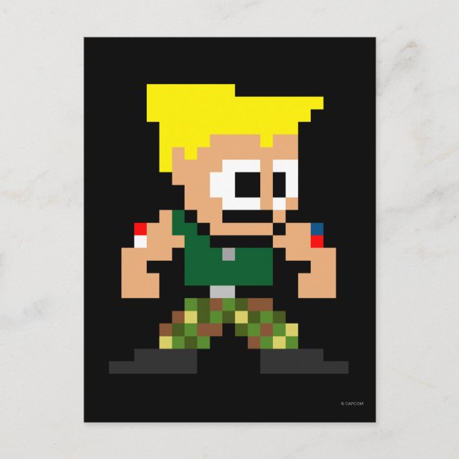 8-Bit Guile Postcard (Front)