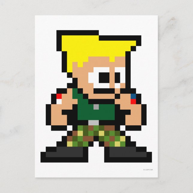 8-Bit Guile Postcard (Front)