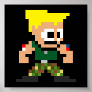 8-Bit Guile Poster