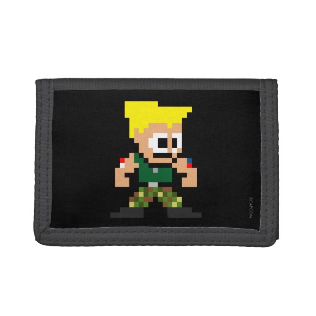 8-Bit Guile Tri-fold Wallet (Front)