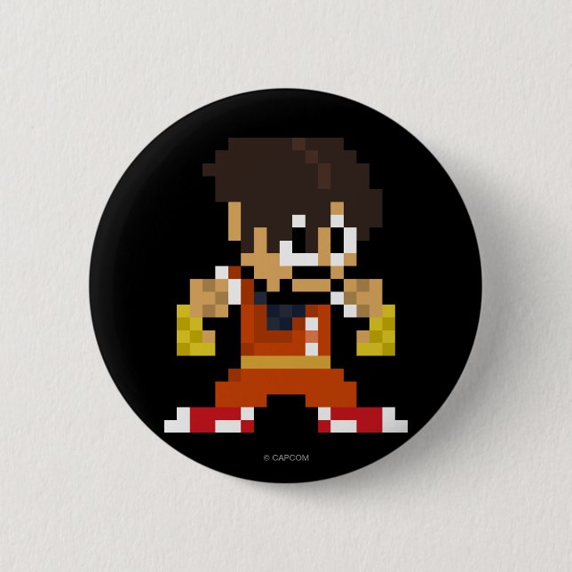 8-Bit Guy Button (Front)