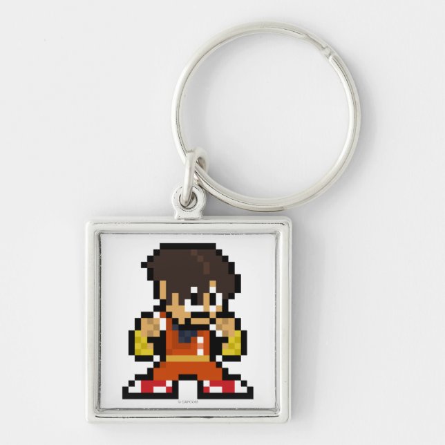 8-Bit Guy Keychain (Front)
