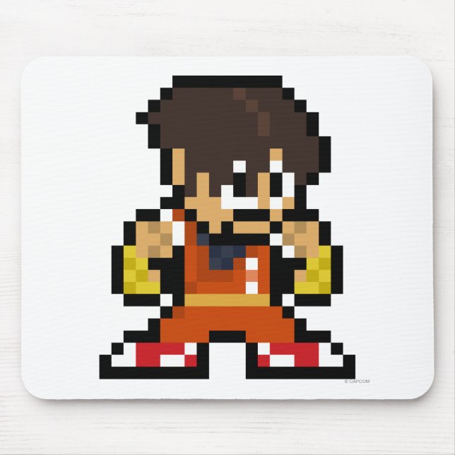 8-Bit Guy Mouse Pad (Front)