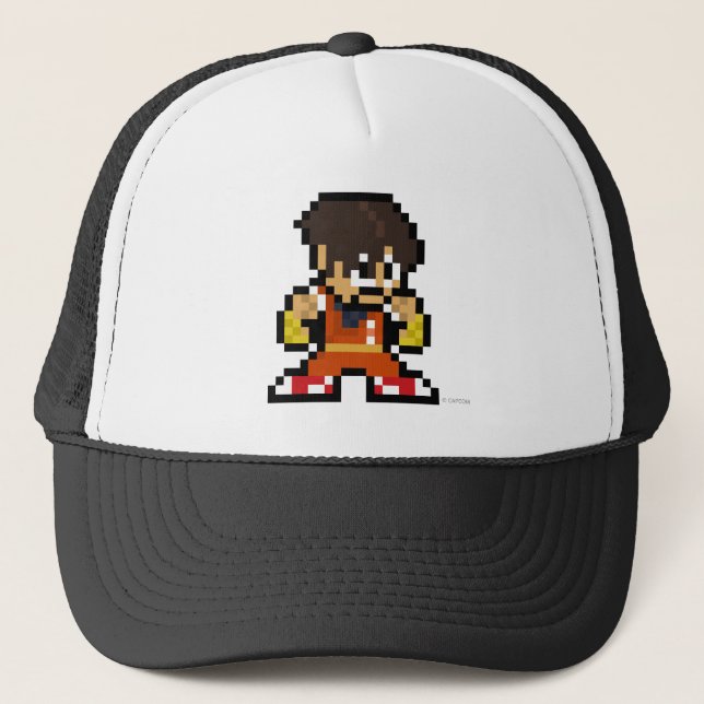 8-Bit Guy Trucker Hat (Front)