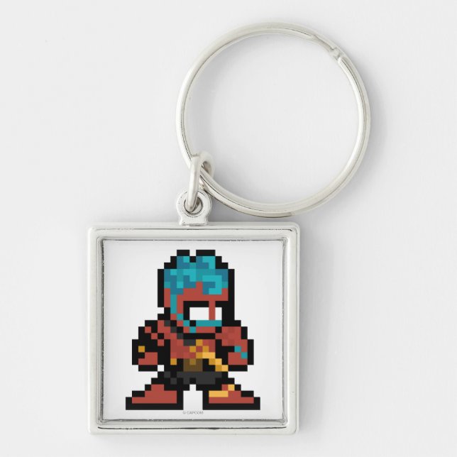 8-Bit Hakan Keychain (Front)