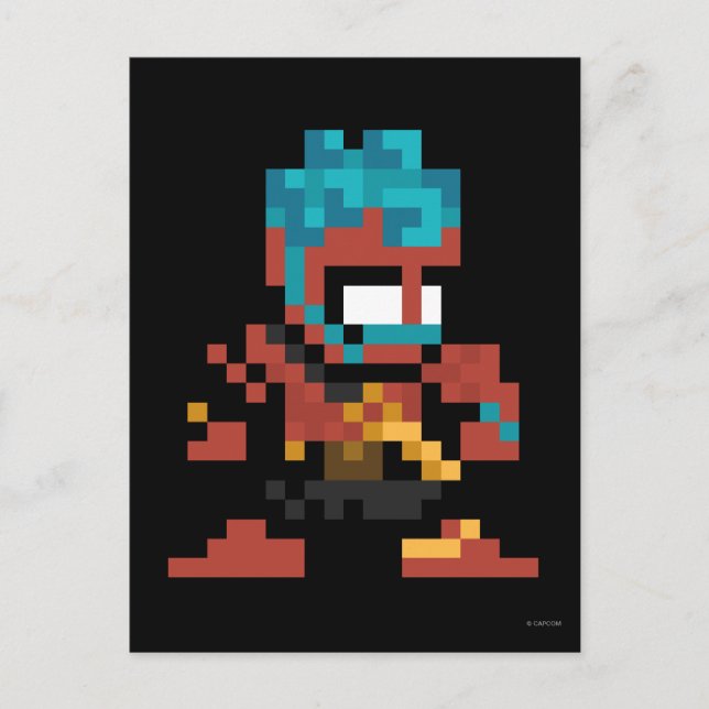8-Bit Hakan Postcard (Front)