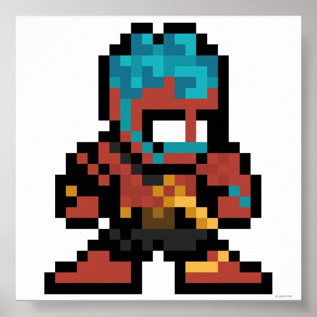 8-Bit Hakan Poster (Front)