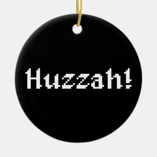 8 Bit Huzzah Ceramic Ornament