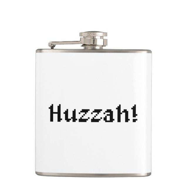 8 Bit Huzzah! Flask (Front)