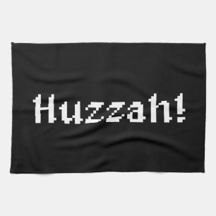 8 Bit Huzzah! Kitchen Towel