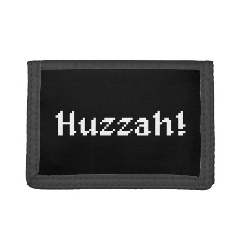 8 Bit Huzzah Trifold Wallet