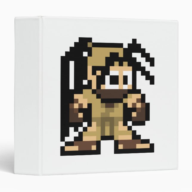 8-Bit Ibuki 3 Ring Binder (Front/Spine)