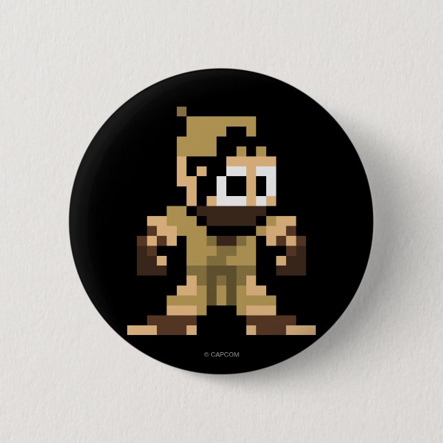 8-Bit Ibuki Button (Front)