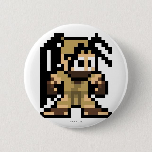 8-Bit Ibuki Pinback Button (Front)