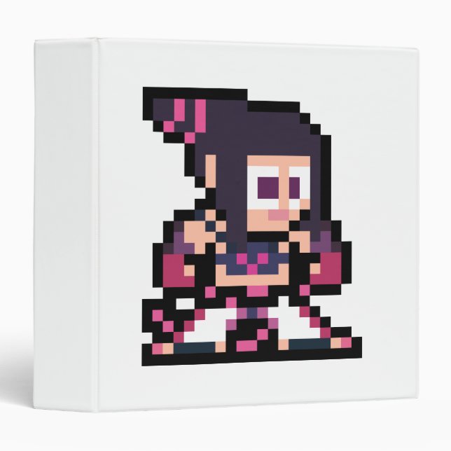 8-Bit Juri 3 Ring Binder (Front/Spine)
