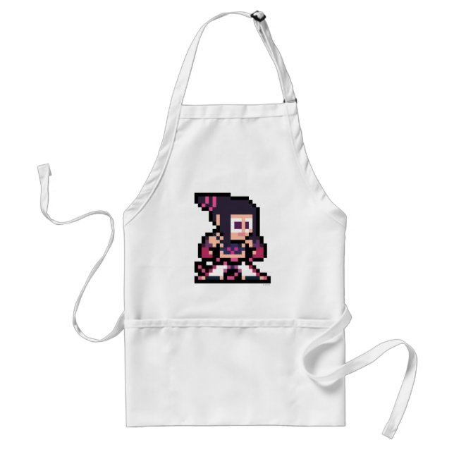 8-Bit Juri Adult Apron (Front)