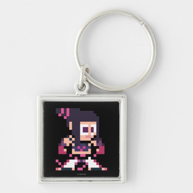 8-Bit Juri Keychain (Front)