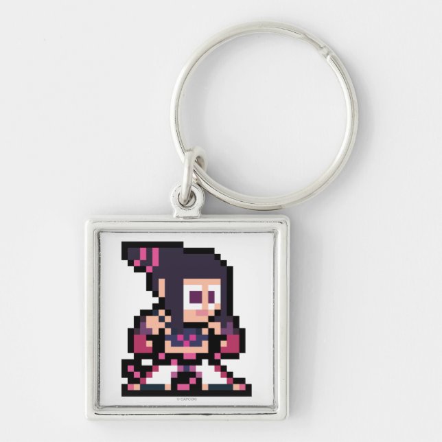 8-Bit Juri Keychain (Front)