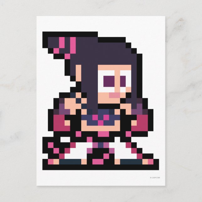 8-Bit Juri Postcard (Front)