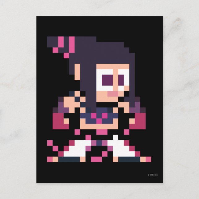 8-Bit Juri Postcard (Front)