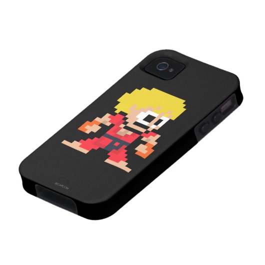 8-Bit Ken Case-Mate iPhone Case (Bottom)