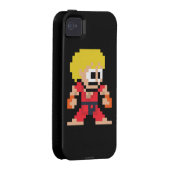 8-Bit Ken Case-Mate iPhone Case (Back/Right)