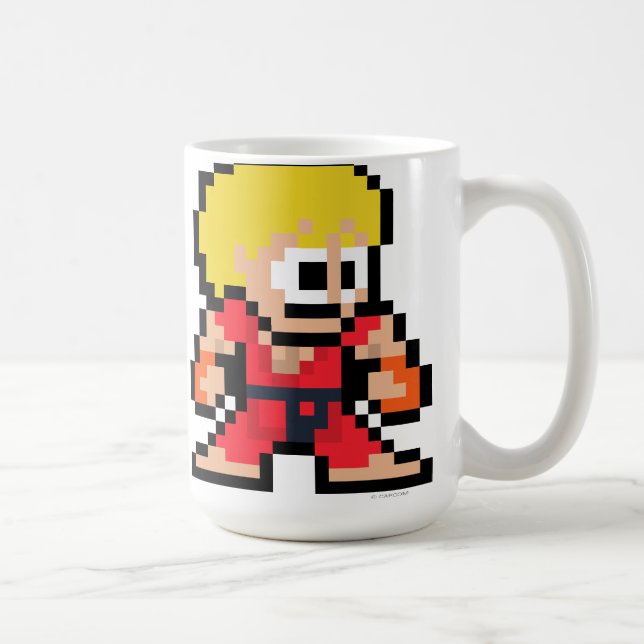 8-Bit Ken Coffee Mug (Right)
