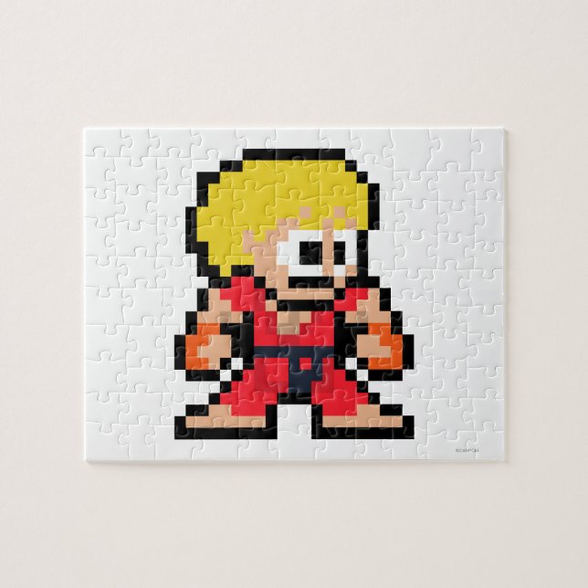 8-Bit Ken Jigsaw Puzzle (Horizontal)