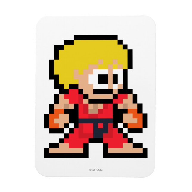 8-Bit Ken Magnet (Vertical)