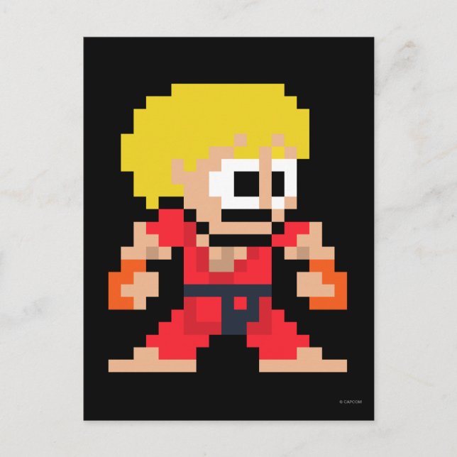 8-Bit Ken Postcard (Front)